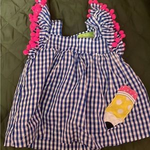 Baby girl top/dress 12m